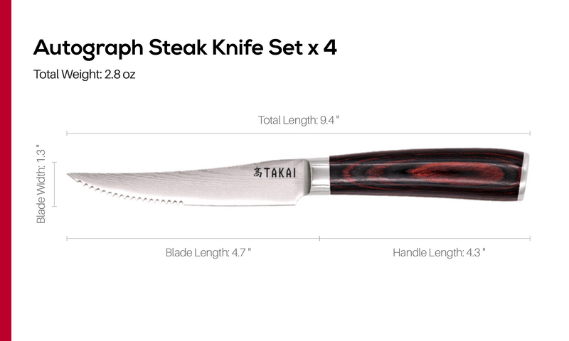 Load image into Gallery viewer, Autograph 4-Piece Steak Knife Set