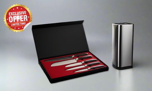 Autograph 5-Piece Knife Set with Koji Knife Holder