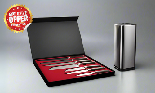 Autograph 7-Piece Knife Set with Koji Knife Holder