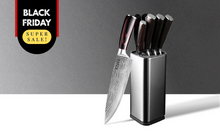 Load image into Gallery viewer, Autograph 7-Piece Knife Set with Koji Knife Holder