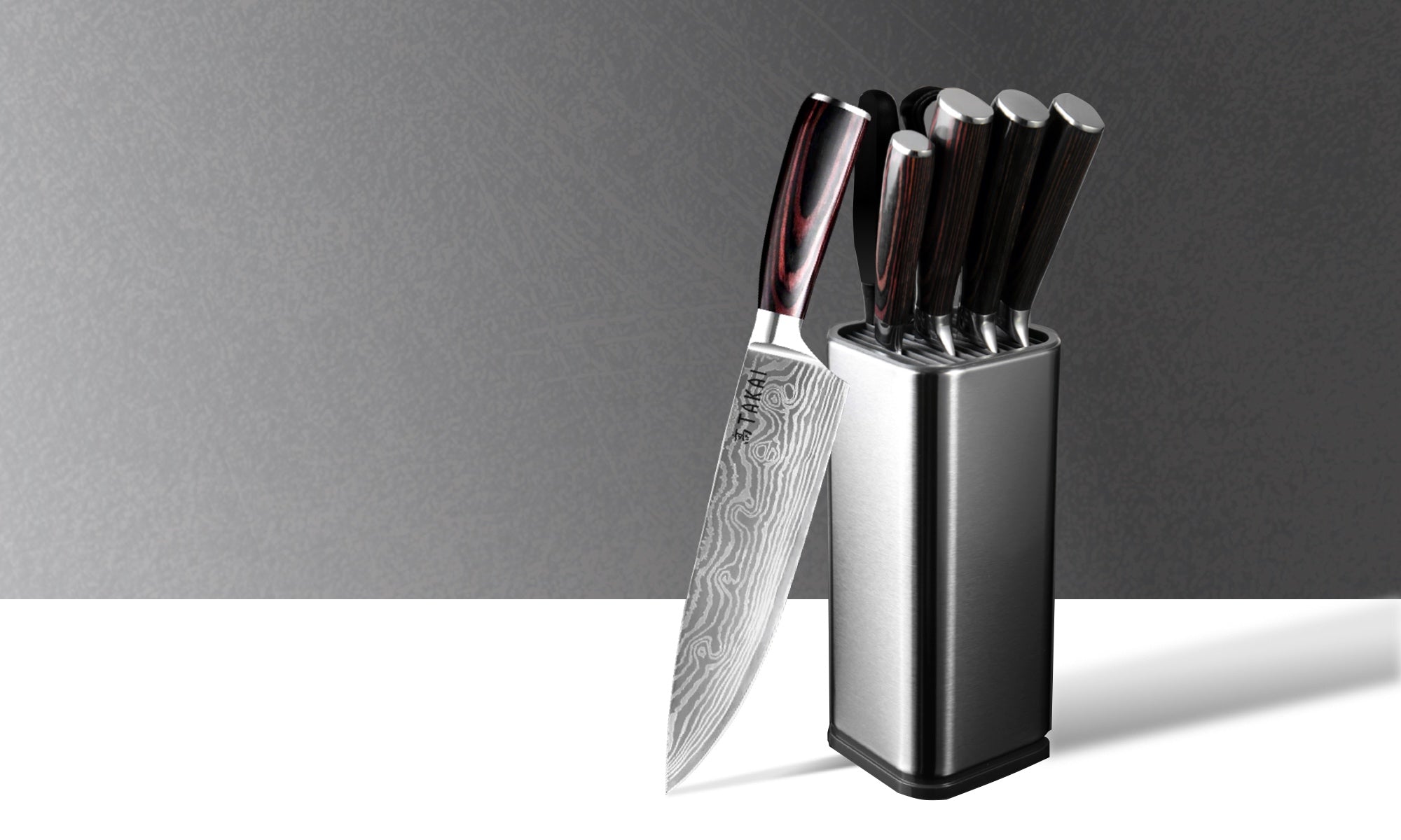 Autograph 7-Piece Knife Set with Koji Knife Holder
